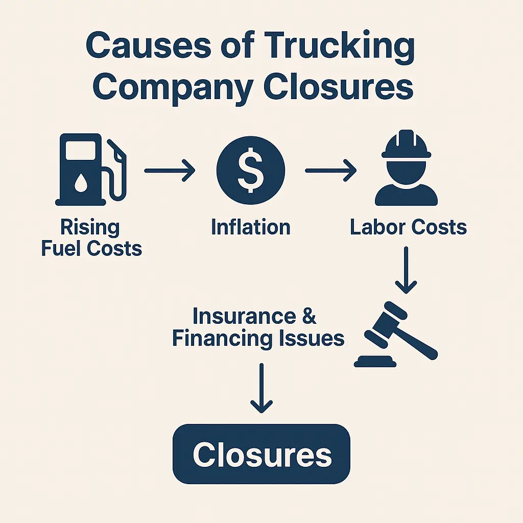 Economic reasons for trucking companies going bankrupt